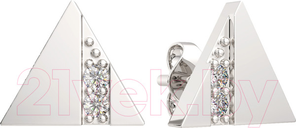 Изображение товара Серьги из серебра ZORKA 0310797.ZZ (с фианитами)