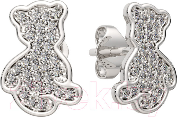 Изображение товара Серьги из серебра ZORKA 0310892 (с фианитами)