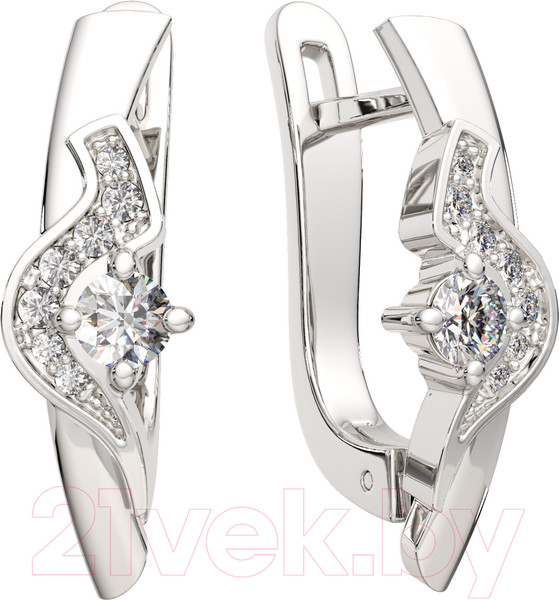 Изображение товара Серьги из серебра ZORKA 0310989.ZZ (с фианитами)