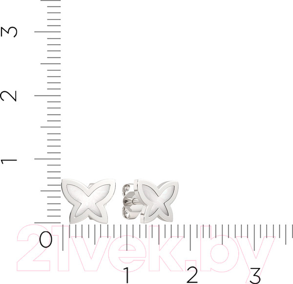 Изображение товара Серьги из серебра ZORKA 0300496