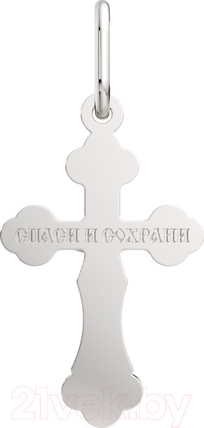 Изображение товара Крестик из серебра ZORKA 0430007.3.REL