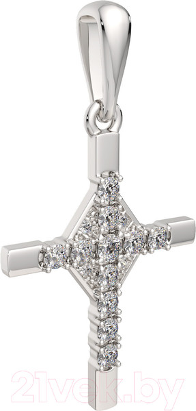 Изображение товара Крестик из серебра ZORKA 0440290.REL (с фианитами)