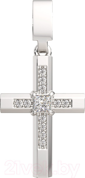 Изображение товара Крестик из серебра ZORKA 0440329.ZZ.REL (с фианитами)