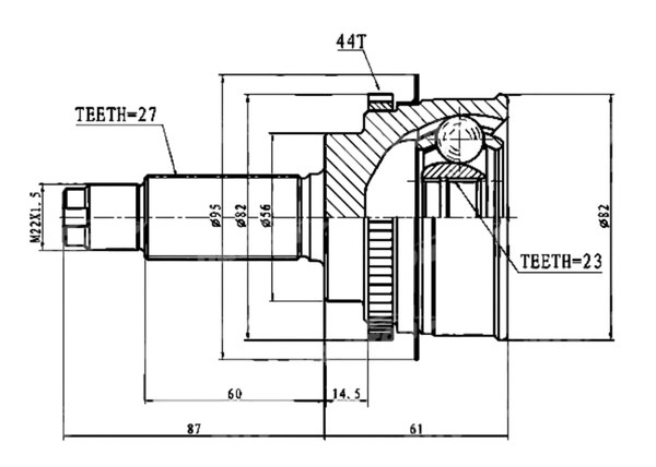 Изображение товара ШРУС Patron PCV1640