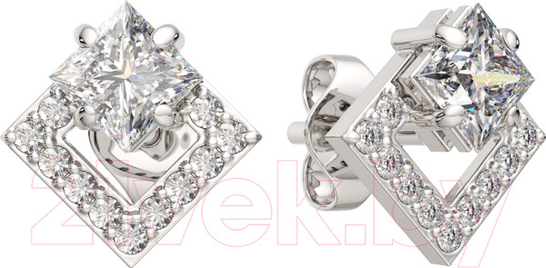 Изображение товара Серьги из серебра ZORKA 03101228.ZZ (с фианитами)