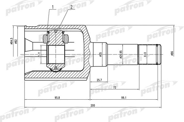 Изображение товара ШРУС Patron PCV1500