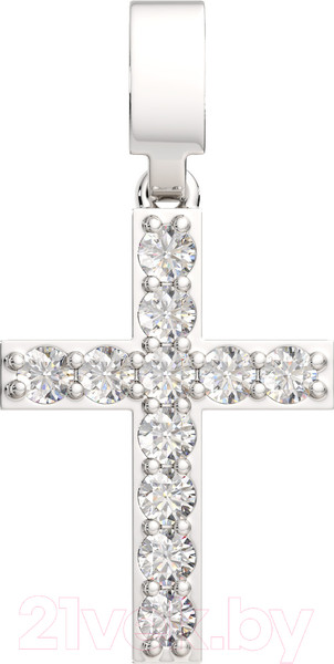 Изображение товара Крестик из серебра ZORKA 0440439.ZZ.REL (с фианитами)