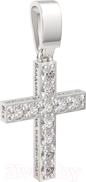 Изображение товара Крестик из серебра ZORKA 0440439.ZZ.REL (с фианитами)