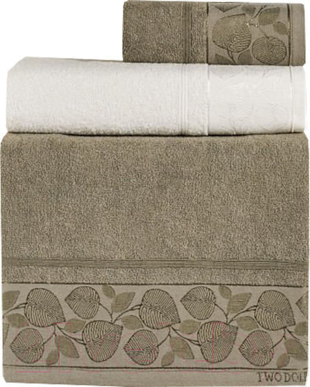 Изображение товара Набор полотенец Two Dolphins Penza / 11801 (3шт, в коробке, серый)