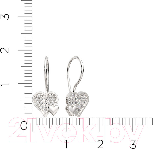 Изображение товара Серьги из серебра ZORKA 03101235.ZZ (с фианитами)