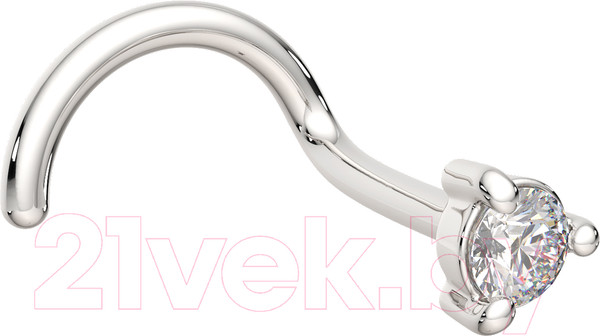 Изображение товара Пирсинг из серебра ZORKA 0710021 (с фианитом)