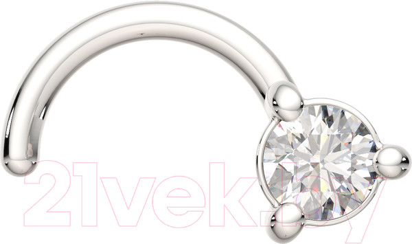 Изображение товара Пирсинг из серебра ZORKA 0710021 (с фианитом)