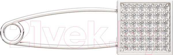 Изображение товара Брошь из серебра ZORKA 0940008 (с фианитами)