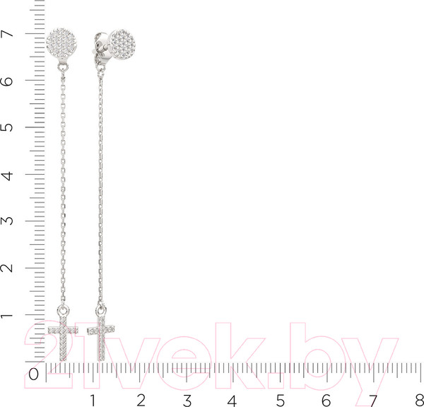 Изображение товара Серьги из серебра ZORKA 03101238.ZZ (с фианитами)