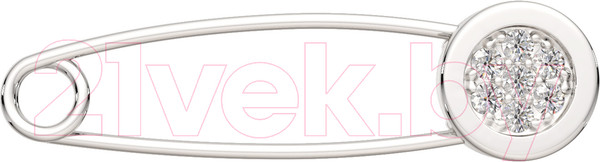 Изображение товара Брошь из серебра ZORKA 0940015.ZZ (с фианитами)