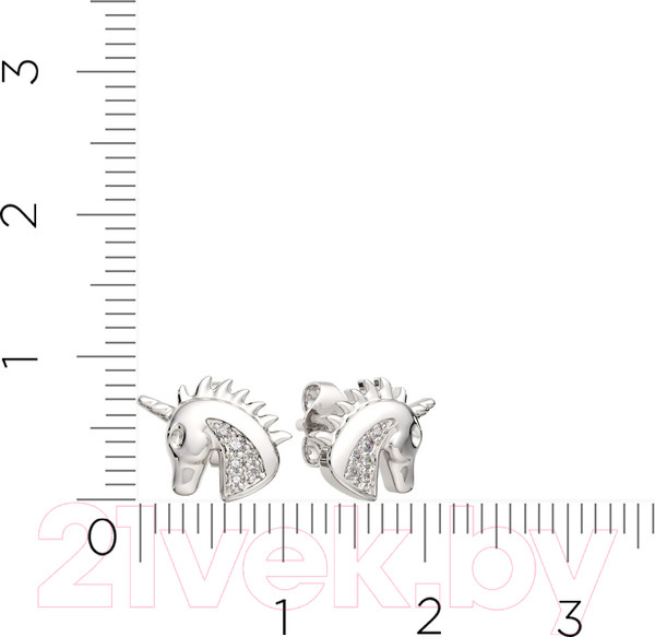 Изображение товара Серьги из серебра ZORKA 03101250 (с фианитами)