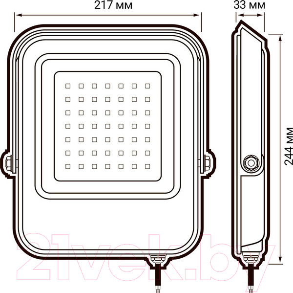 Изображение товара Прожектор JAZZway PFL- V (5039759)