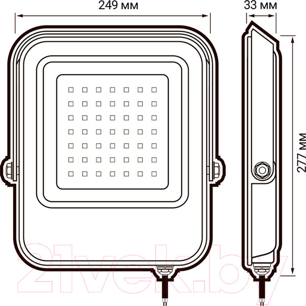 Изображение товара Прожектор JAZZway PFL-V / 5039773