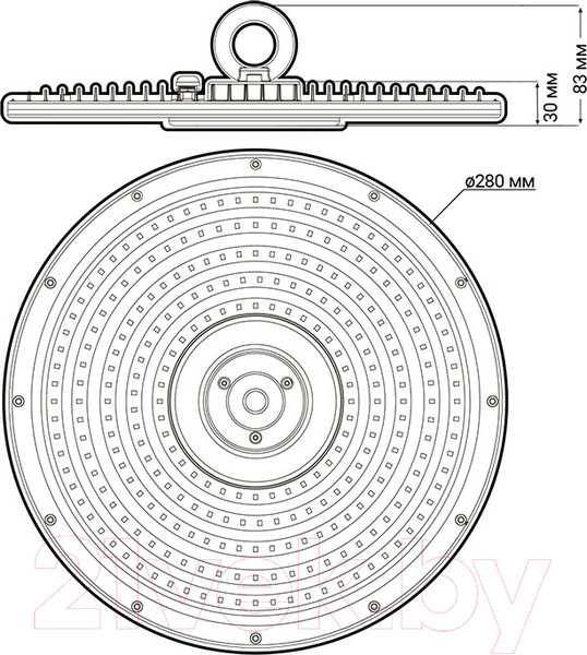 Изображение товара Светильник для подсобных помещений JAZZway 5040397