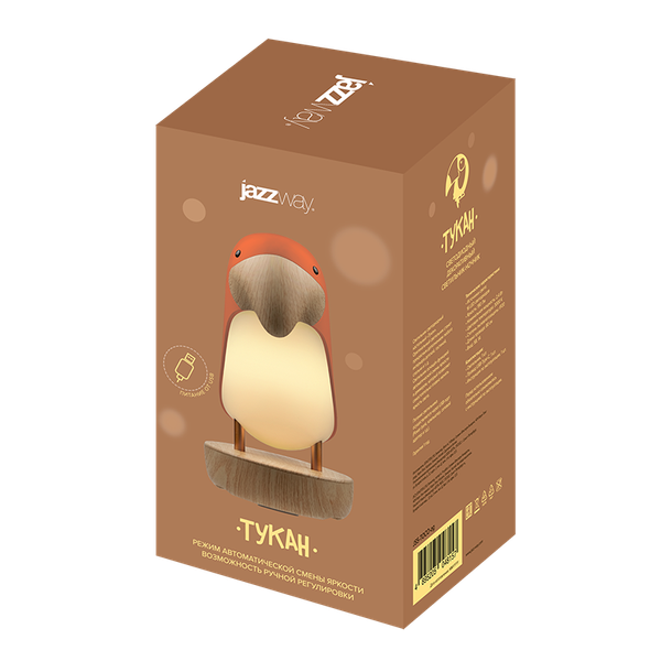 Изображение товара Ночник JAZZway Тукан 5048157