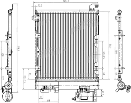 Изображение товара Радиатор кондиционера Patron PRS1179