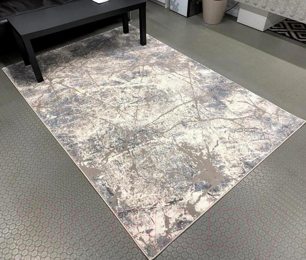 Изображение товара Коврик Radjab Carpet Ориенталь Овал 3982A / 5746RK (0.8x1.5, Cream/Light Blue)
