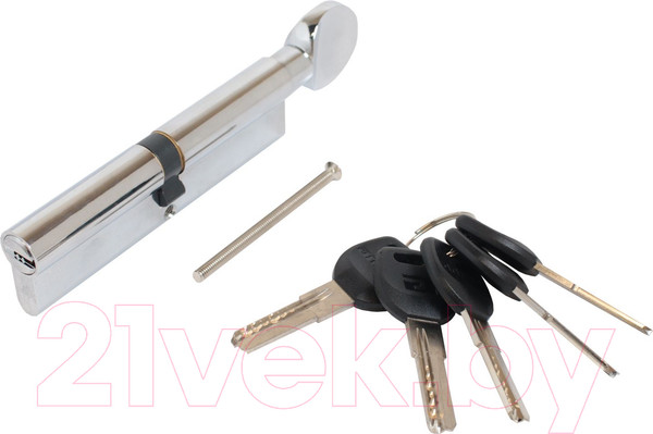 Изображение товара Цилиндровый механизм замка Аллюр HD FG 120-5К CP 55Gx10x55 60x60G (хром)
