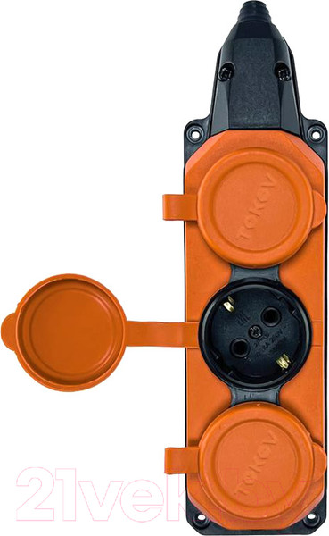 Изображение товара Колодка удлинителя Tokov Electric TKE-C10-KK3-Z