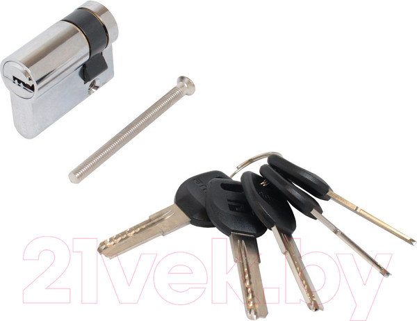 Изображение товара Цилиндровый механизм замка Аллюр HD F 40H-5К CP 30x10 (хром)