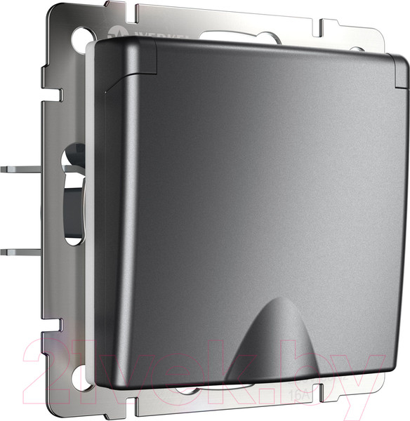 Изображение товара Розетка Werkel W1171264 (графит матовый)