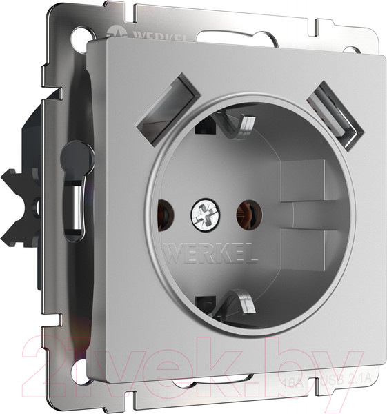 Изображение товара Розетка Werkel W1171506 (серебряный)