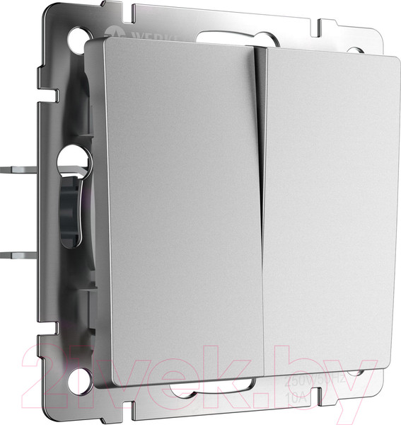Изображение товара Выключатель Werkel W1120065 (серебряный матовый)