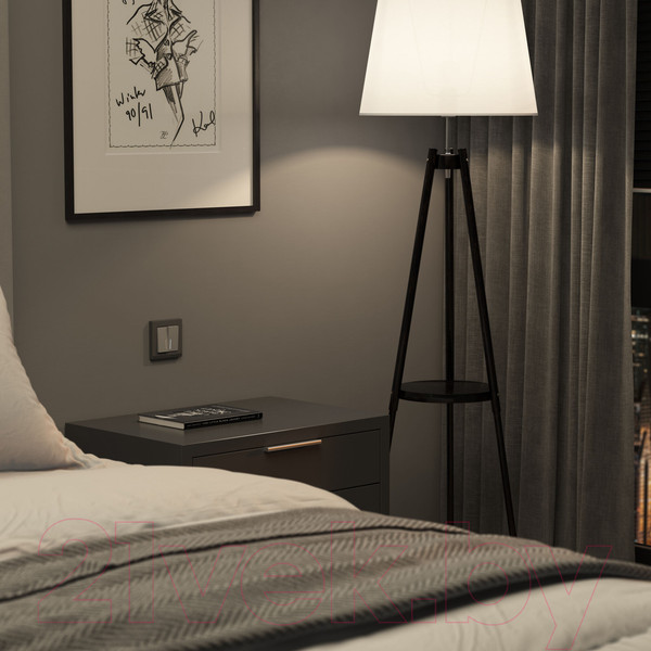 Изображение товара Выключатель Werkel W1120165 (серебряный матовый)