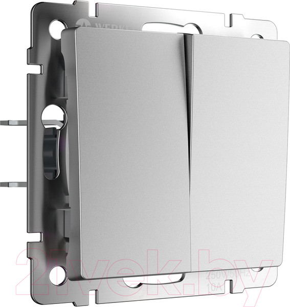 Изображение товара Выключатель Werkel W1122065 (серебряный матовый)