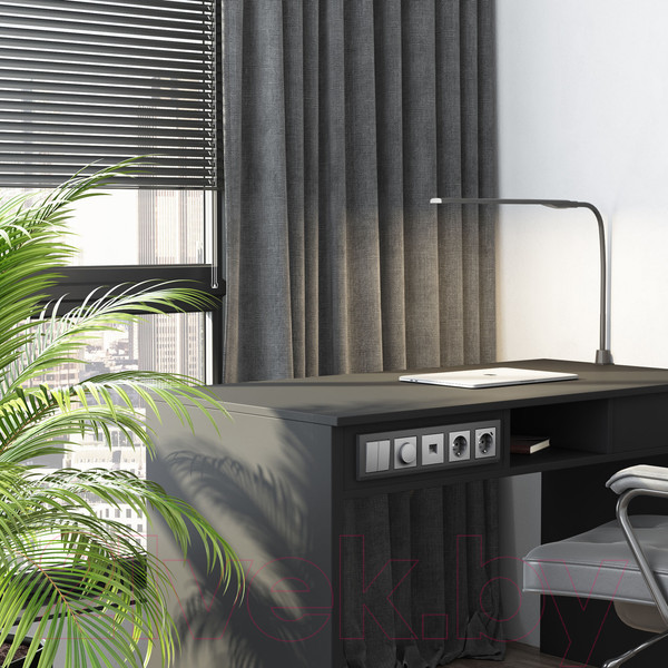 Изображение товара Выключатель Werkel W1123065 (серебряный матовый)