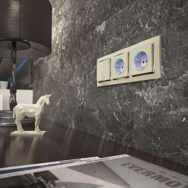 Изображение товара Розетка Werkel W1171403 (слоновая кость)