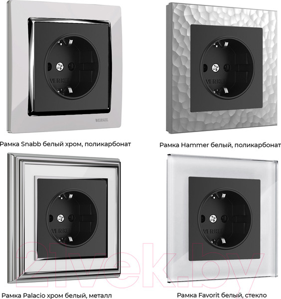 Изображение товара Розетка Werkel W1171308 (черный матовый)