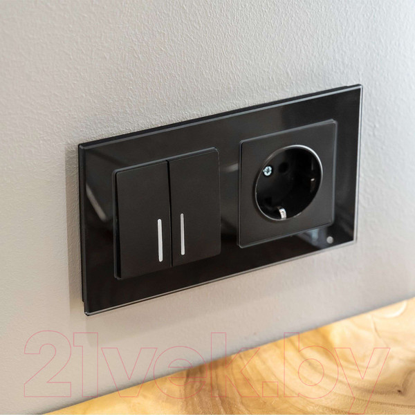 Изображение товара Розетка Werkel W1171308 (черный матовый)