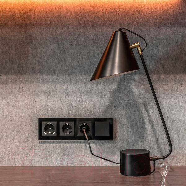 Изображение товара Розетка Werkel W1171308 (черный матовый)