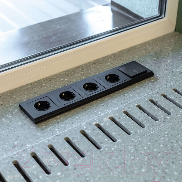 Изображение товара Розетка Werkel W1171308 (черный матовый)