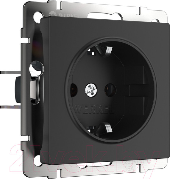 Изображение товара Розетка Werkel W1171308 (черный матовый)