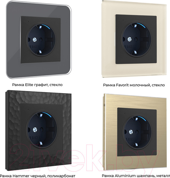 Изображение товара Розетка Werkel W1171408 (черный)