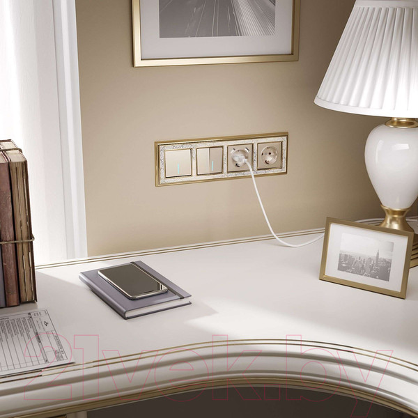 Изображение товара Выключатель Werkel W1112111 (шампань)