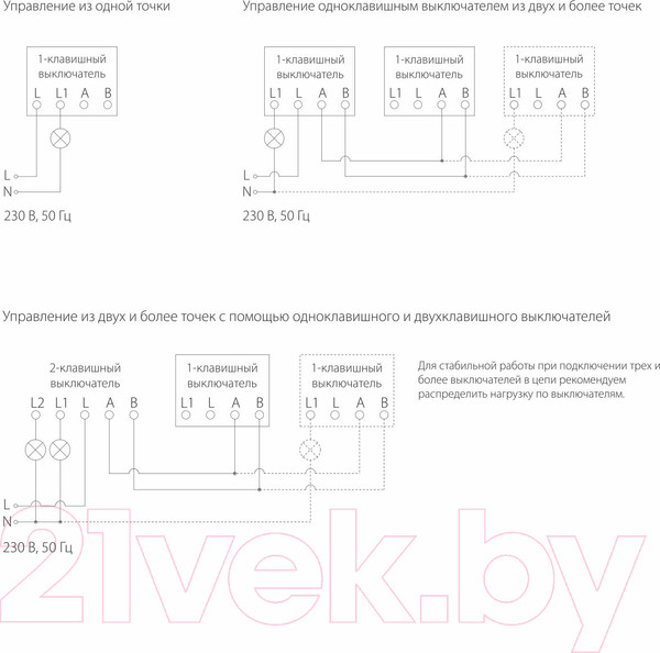Изображение товара Выключатель Werkel W4510001 Сенсорный одноклавишный (белый)