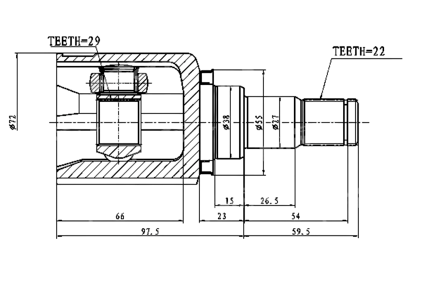 Изображение товара ШРУС Patron PCV1750