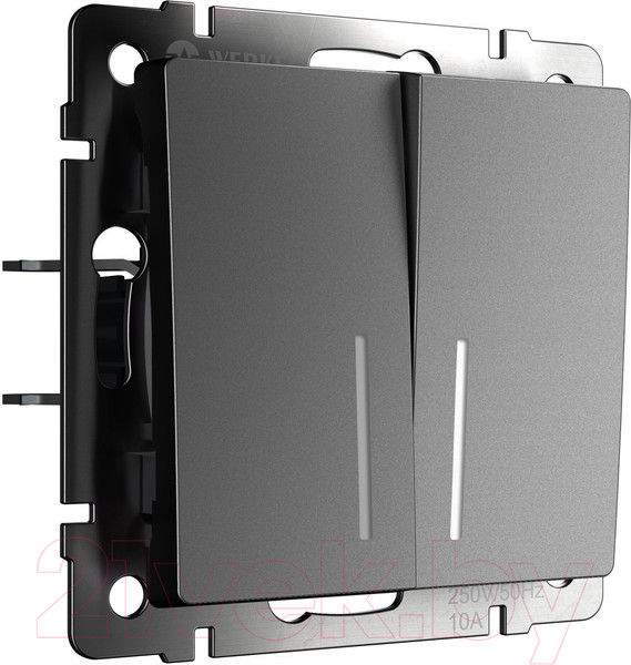 Изображение товара Выключатель Werkel W1120164 (графит матовый)