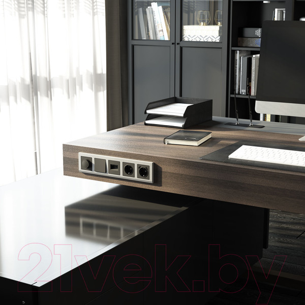 Изображение товара Розетка Werkel W1171064 (графит матовый)