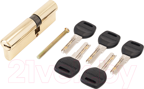 Изображение товара Цилиндровый механизм замка Аллюр HD F 90-5К BP 40x50 (латунь)