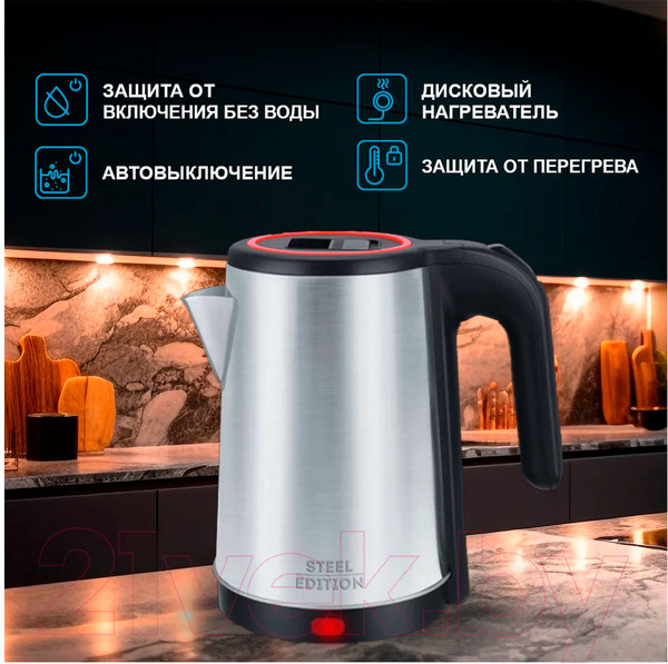 Изображение товара Электрочайник Steel Edition A07