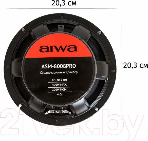 Изображение товара Среднечастотная АС Aiwa ASM-8008PRO